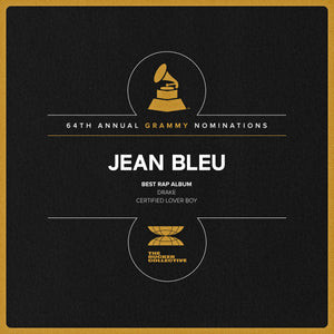 Jean Bleu earns his first Grammy nomination for producing "Pipe Down" on Drake's "CLB"